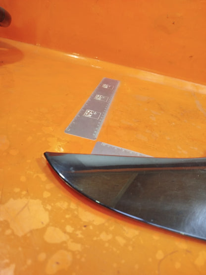 ✅2013 MERCEDES A CLASS W176 AMG 1.5D TAILGATE SPOILER WING PAIR + WARRANTY A195 - Image 9