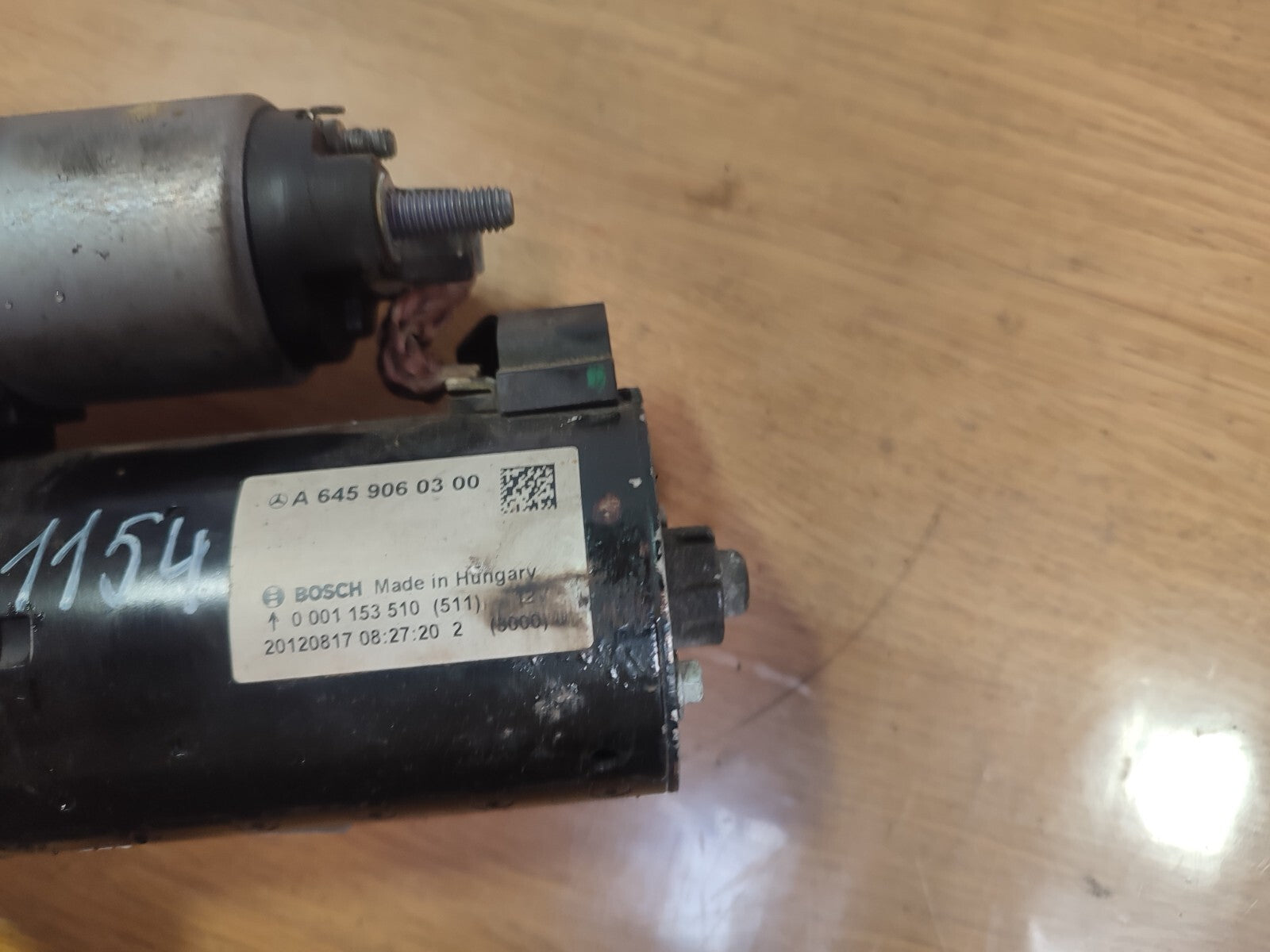 MERCEDES B CLASS W246 1.8 DIESEL 2012 STARTER MOTOR A6459060300 Warranty A211 - Image 4