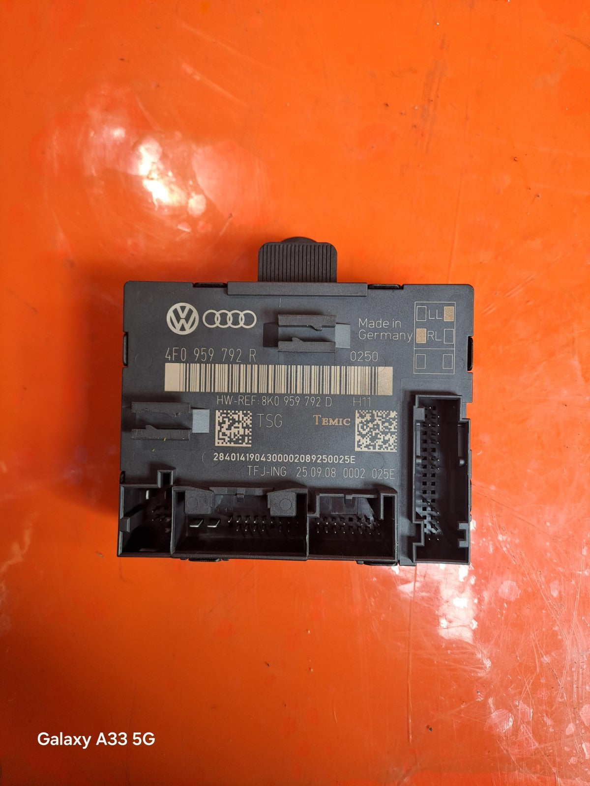 ✅2009 AUDI Q7 4L FRONT LEFT DOOR CONTROL MODULE 4F0959792R + WARRANTY A300 - Image 1