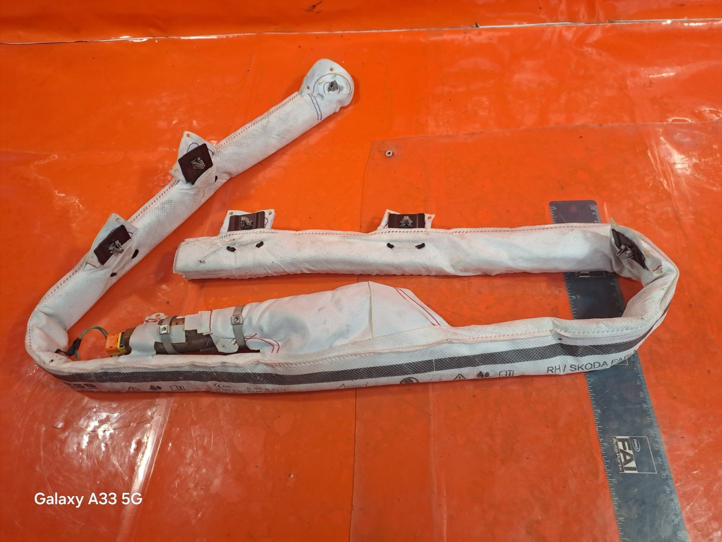 ✅SKODA FABIA MK3 2014-2021 RIGHT SIDE ROOF CURTAIN ARBAG 6V0880742E Warranty xAA - Image 2