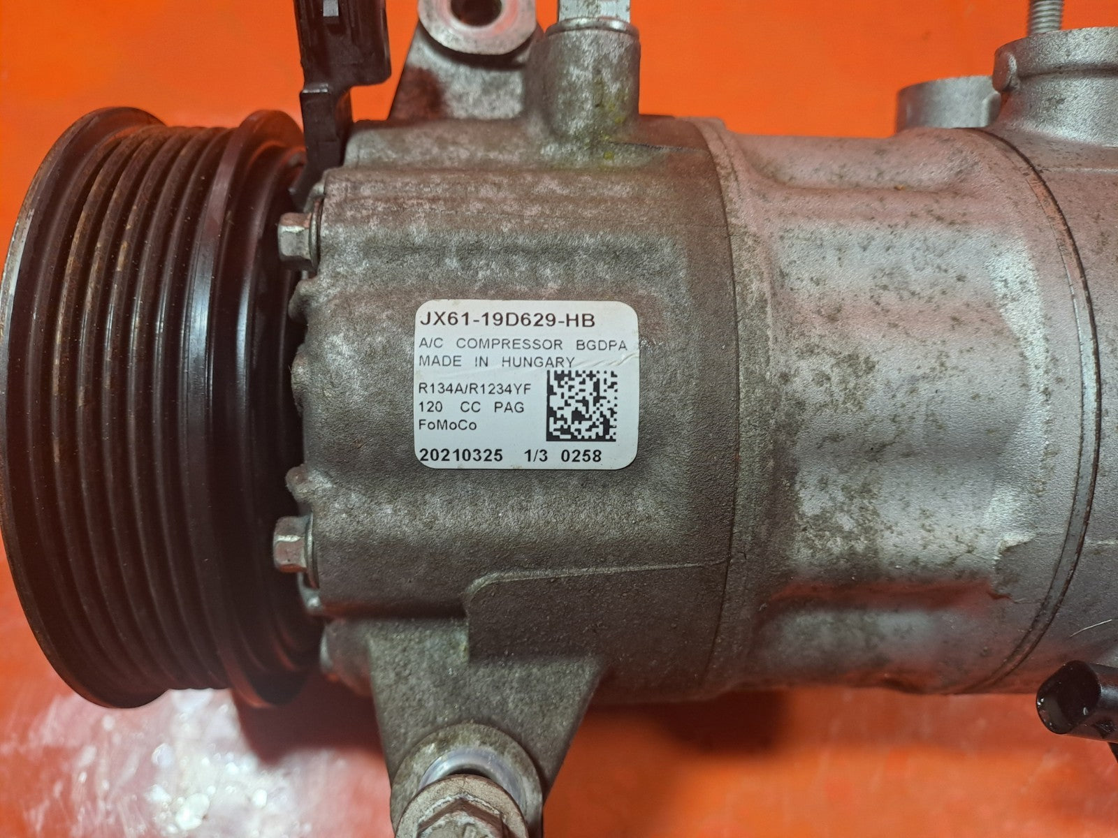 ✅FORD PUMA St-LINE X 1.0 PETROL 2021 A/C AIR CON COMPRESSOR PUMP JX6119D629HB - Image 4