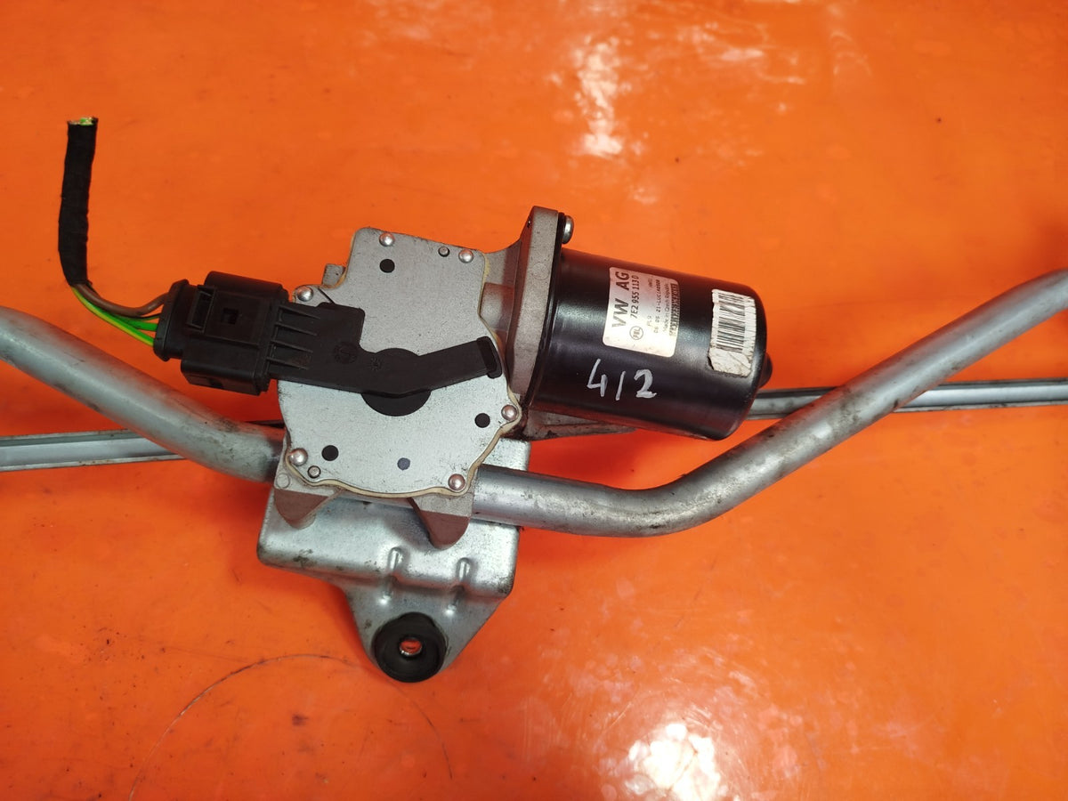 2021 VW Transporter T30 Front Wiper Motor Linkage 7E2955113D Warranty A412 - Image 3