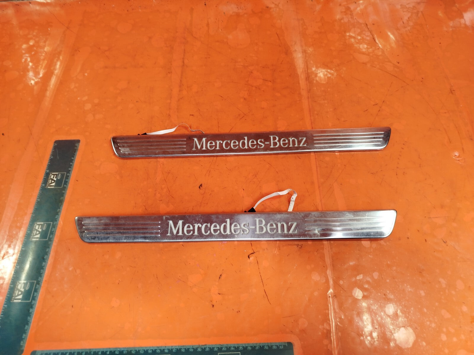 ✅MERCEDES W176 W246 DOOR SILL TRIM PANEL FRONT PAIR + WARRANTY xAA - Image 1