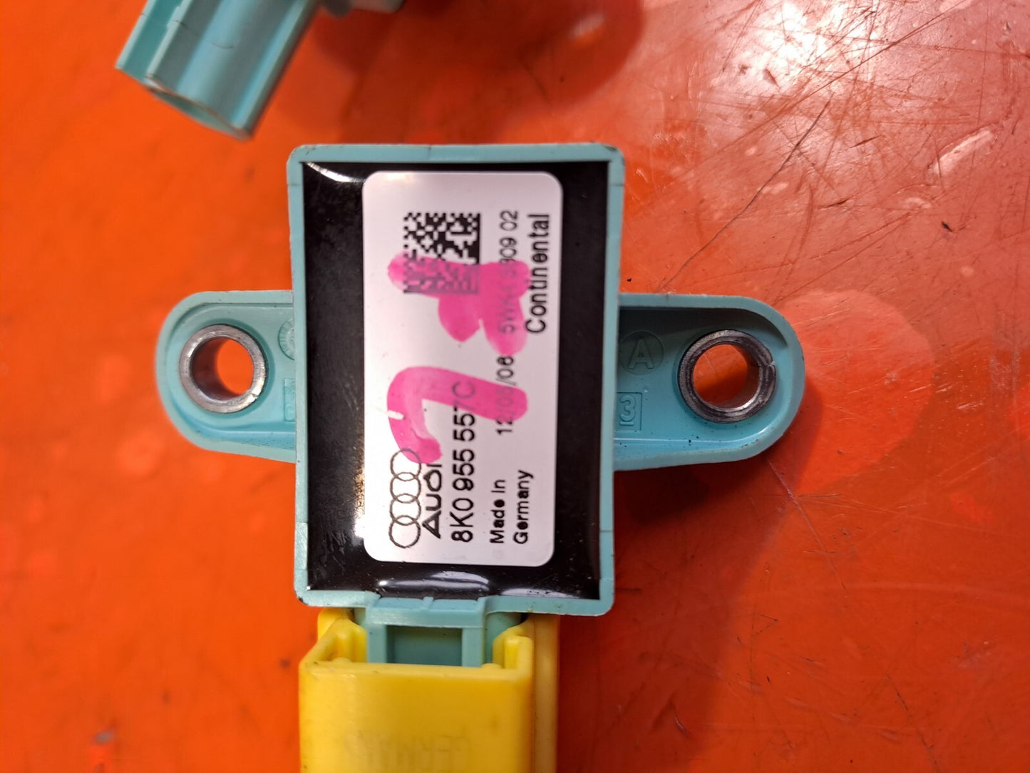 ✅2012 AUDI A5 1.8P CRASH IMPACT SENSORS x2 8K0955557C + WARRANTY A222 - Image 6