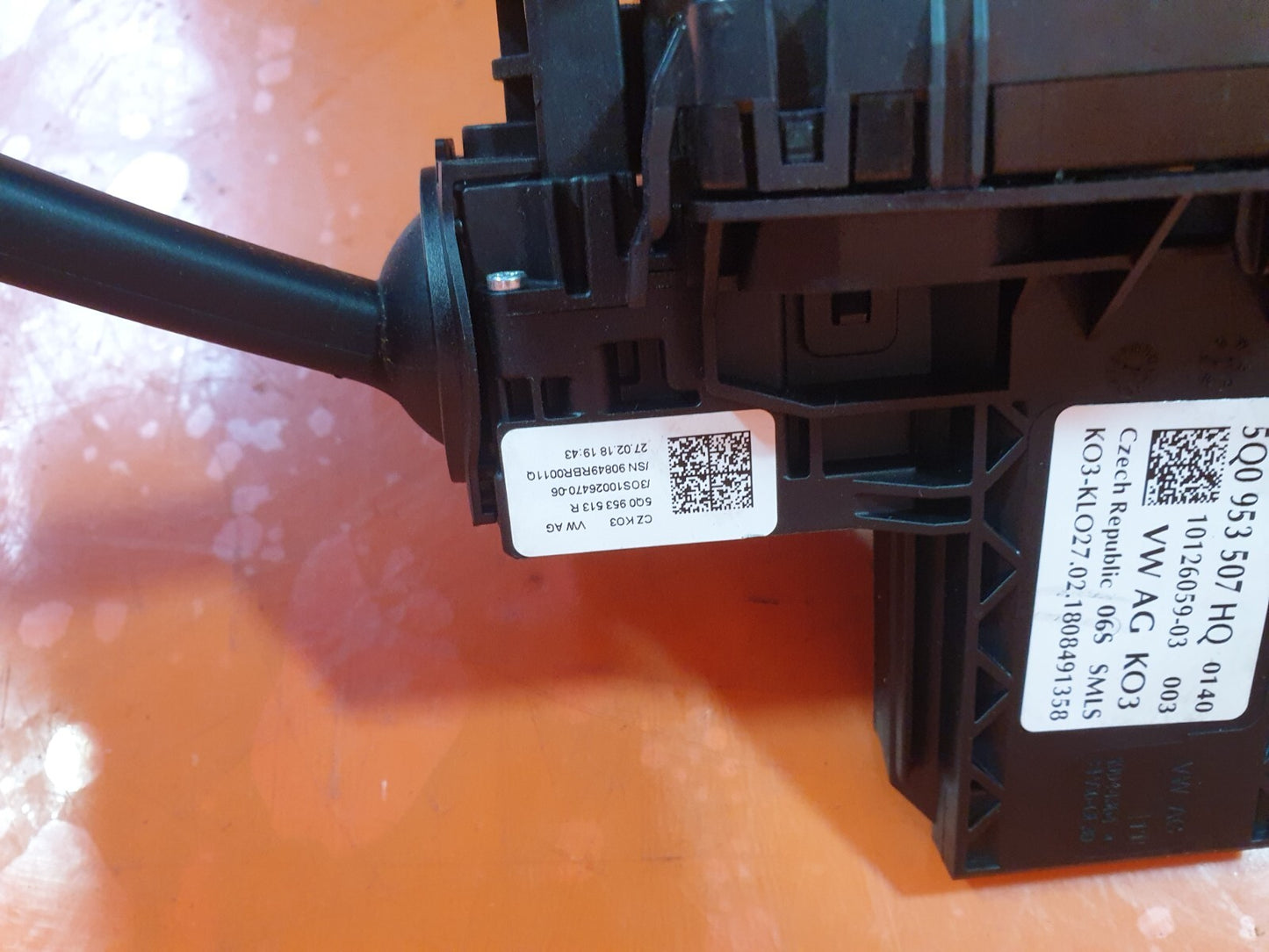 SKODA OCTAVIA MK3 1.4 PETROL 2018 INDICATOR WIPER STALK SQUIB 5Q0953507HQ A229 - Image 8