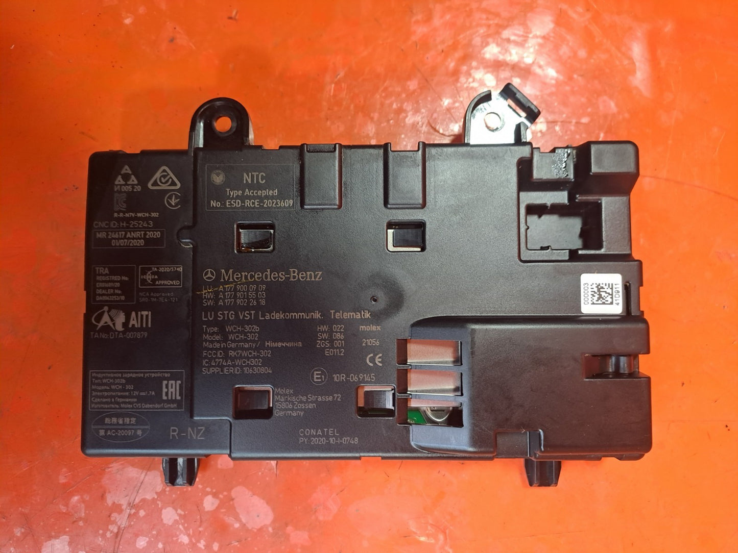 ✅MERCEDES CLA 180 AMG LINE 1.3 PETROL 2021 WIRELESS CHARGER CONTROL MODULE A358 - Image 1