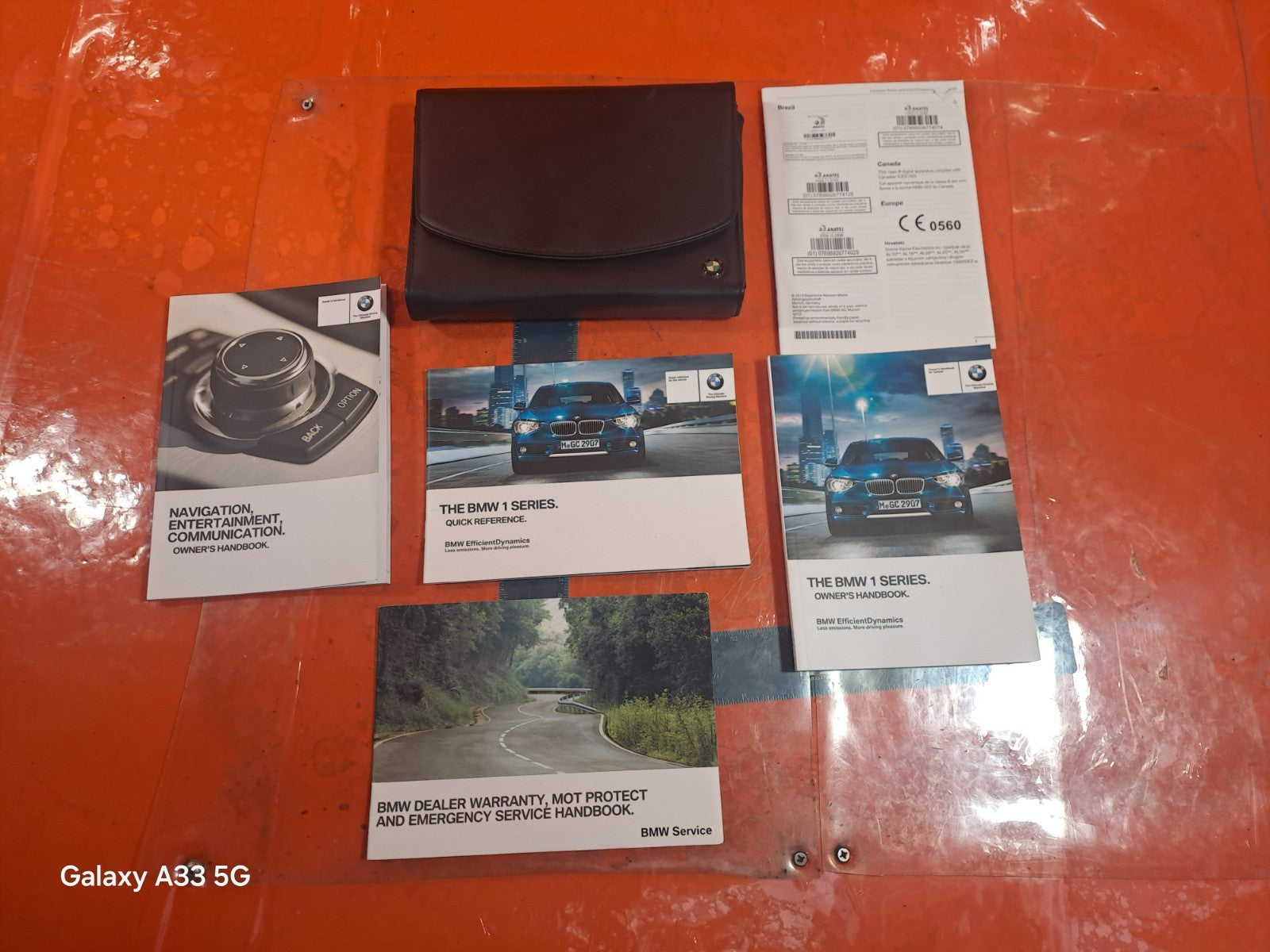 ✅BMW 1 SERIES OWNERS MANUAL HANDBOOK WALLET + WARRANTY  xAA - Image 3