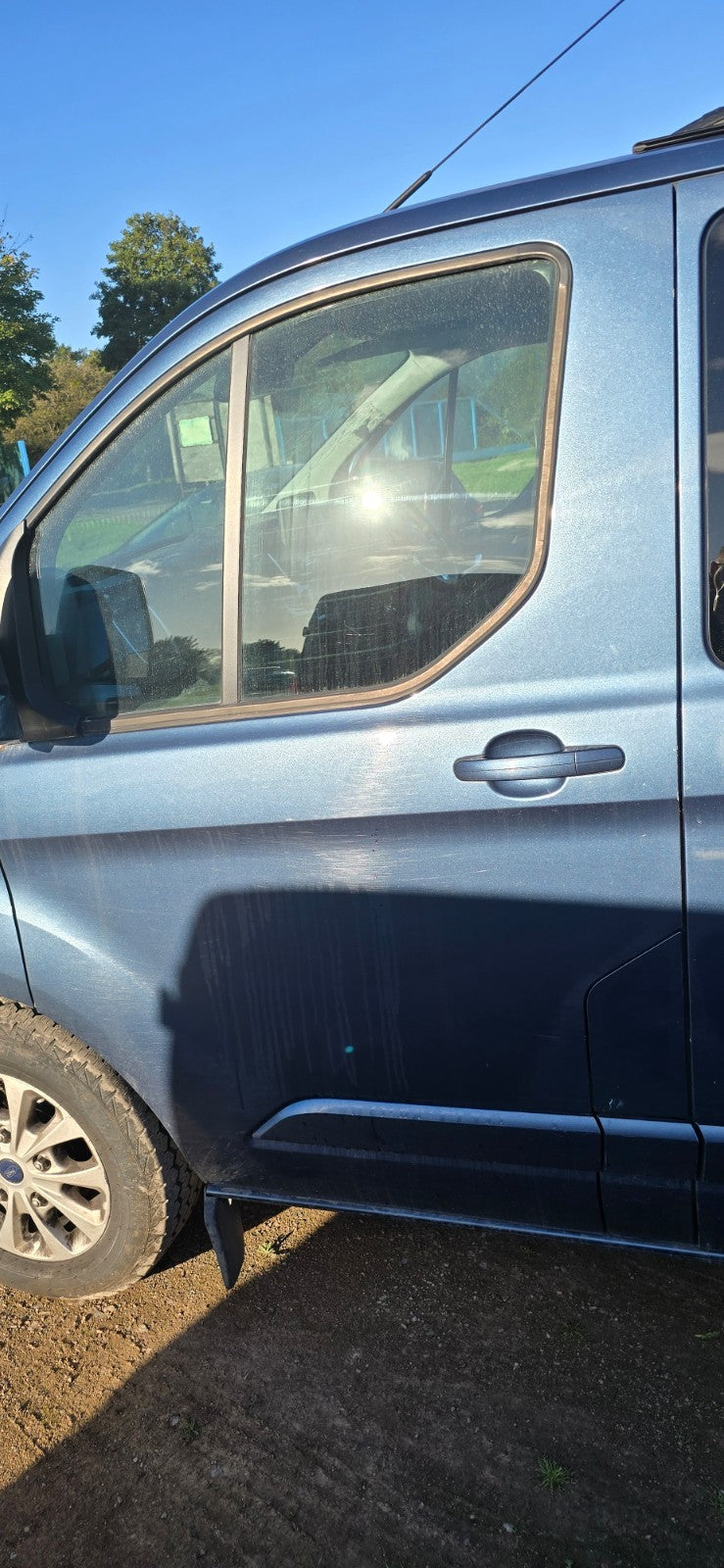 Ford Transit Custom 2.0 Diesel 2021 Front Left Door Bare Blue Warranty A420 - Image 4