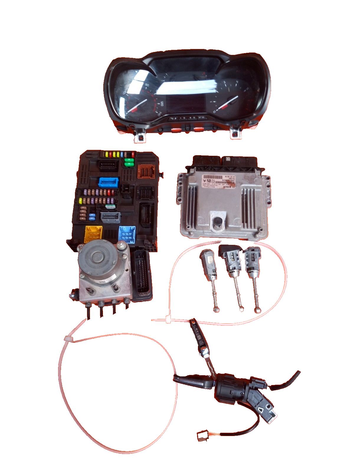 Citroen Berlingo 650 1.5 Diesel 2021 Engine ECU Kit 9838092680 9827551180 A415 - Image 1