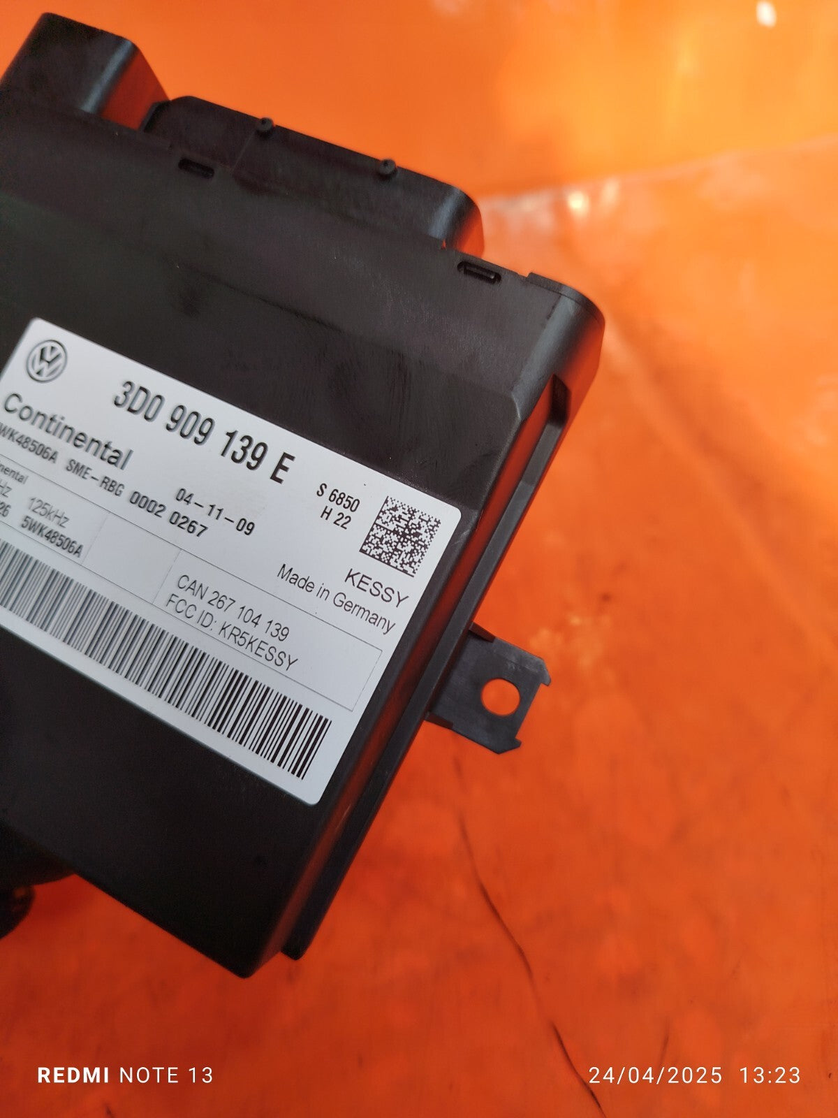 ✅2010 PORSCHE CAYENNE 9PA 3.6P KEYLESS ENTRY CONTROL MODULE 3D0909139E +WARRANTY - Image 11