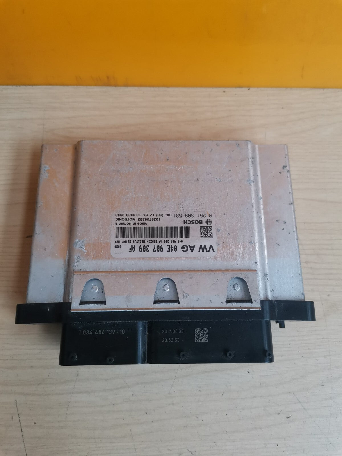 VW AUDI SEAT SKODA 2016-2020 ENGINE CONTROL UNIT ECU 04E907309AF X00 - Image 4