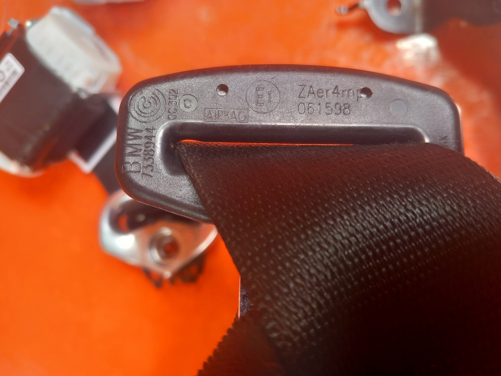 BMW F23 220D 2.0 Diesel 2016 Front Right And Left Seat Belt 7338944 7338943 A363 - Image 10