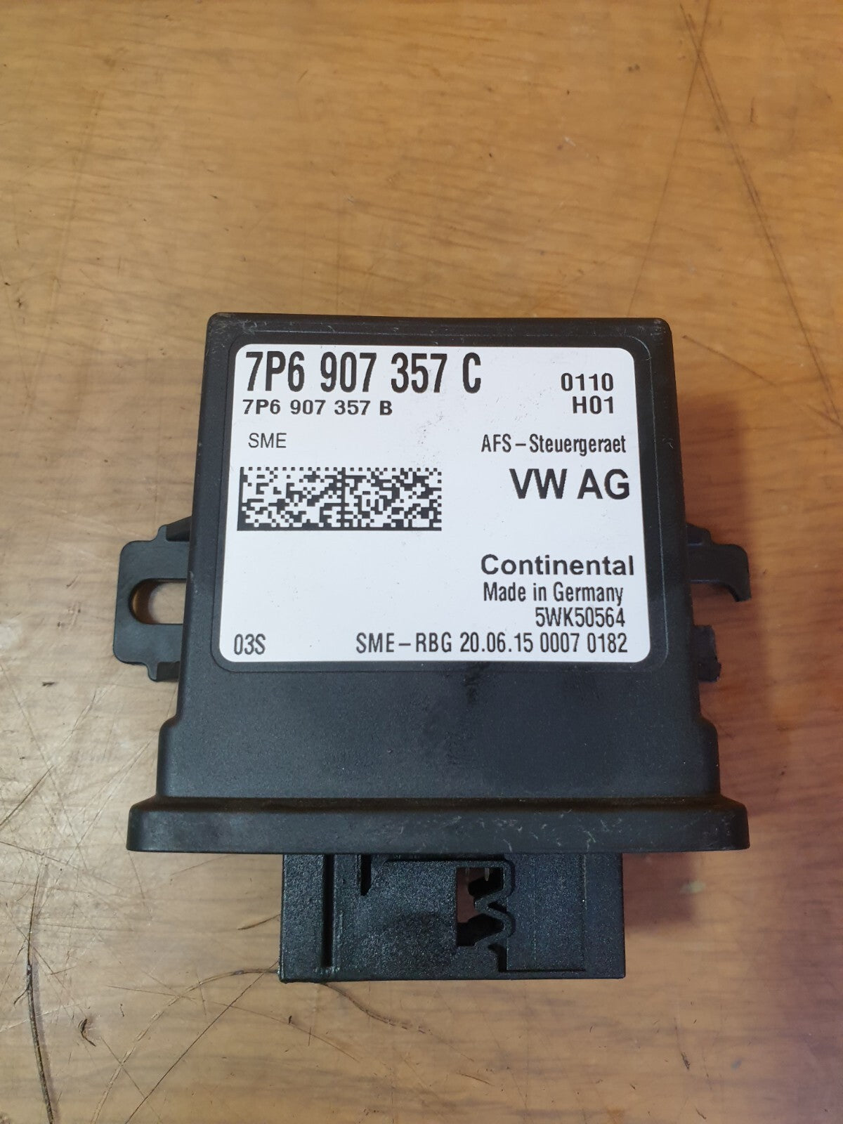 ✅2015 AUDI A3 E-TRON 1.4P HEADLIGHT CONTROL MODULE ECU 7P6907357C +WARRANTY A204 - Image 1