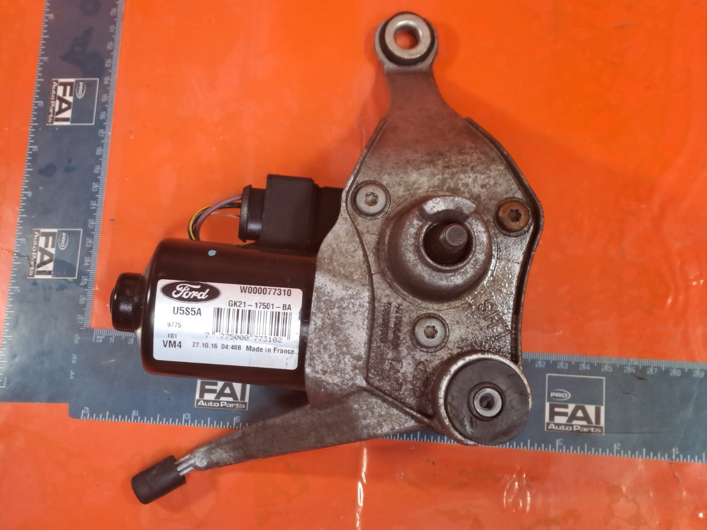 ✅FORD TRANSIT CUSTOM 2.0 DIESEL 2022 FRONT LEFT WIPER MOTOR GK2117501BA Warranty - Image 3