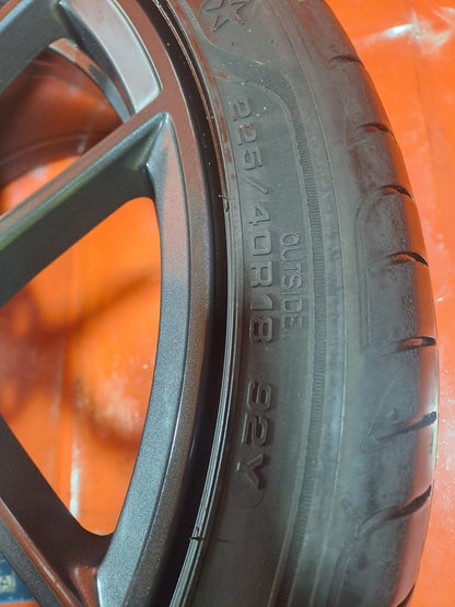 ✅2023 BMW 2 SERIES M SPORT F44 ALLOY WHEEL WITH TYRE 225/40 R18 + WARRANTY A295 - Image 5
