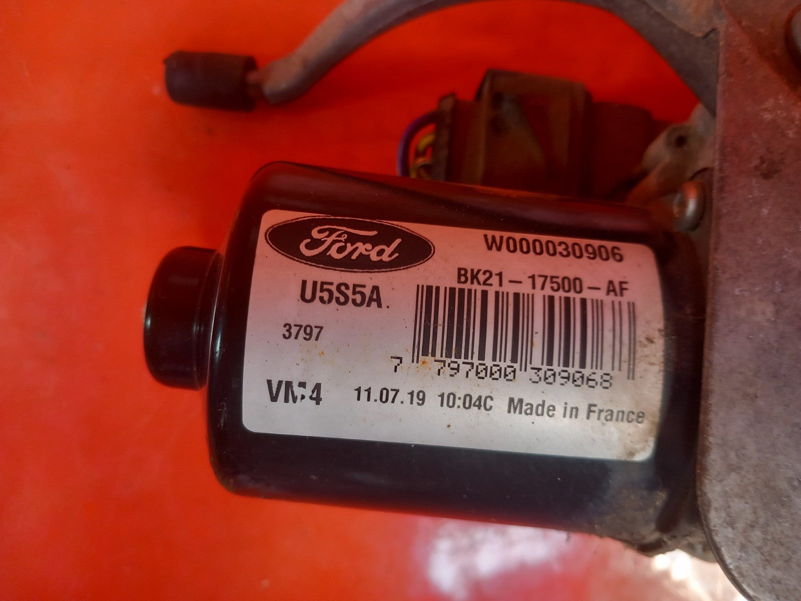 ✅2014 Ford Transit Custom Wiper Motor Front Right BK21-17500-AF + Warranty A384 - Image 9