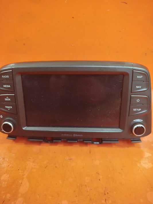 ✅HYUNDAI KONA 1.0 PETROL 2019 SAT NAV STEREO HEAD UNIT DISPLAY Warranty A258 - Image 1