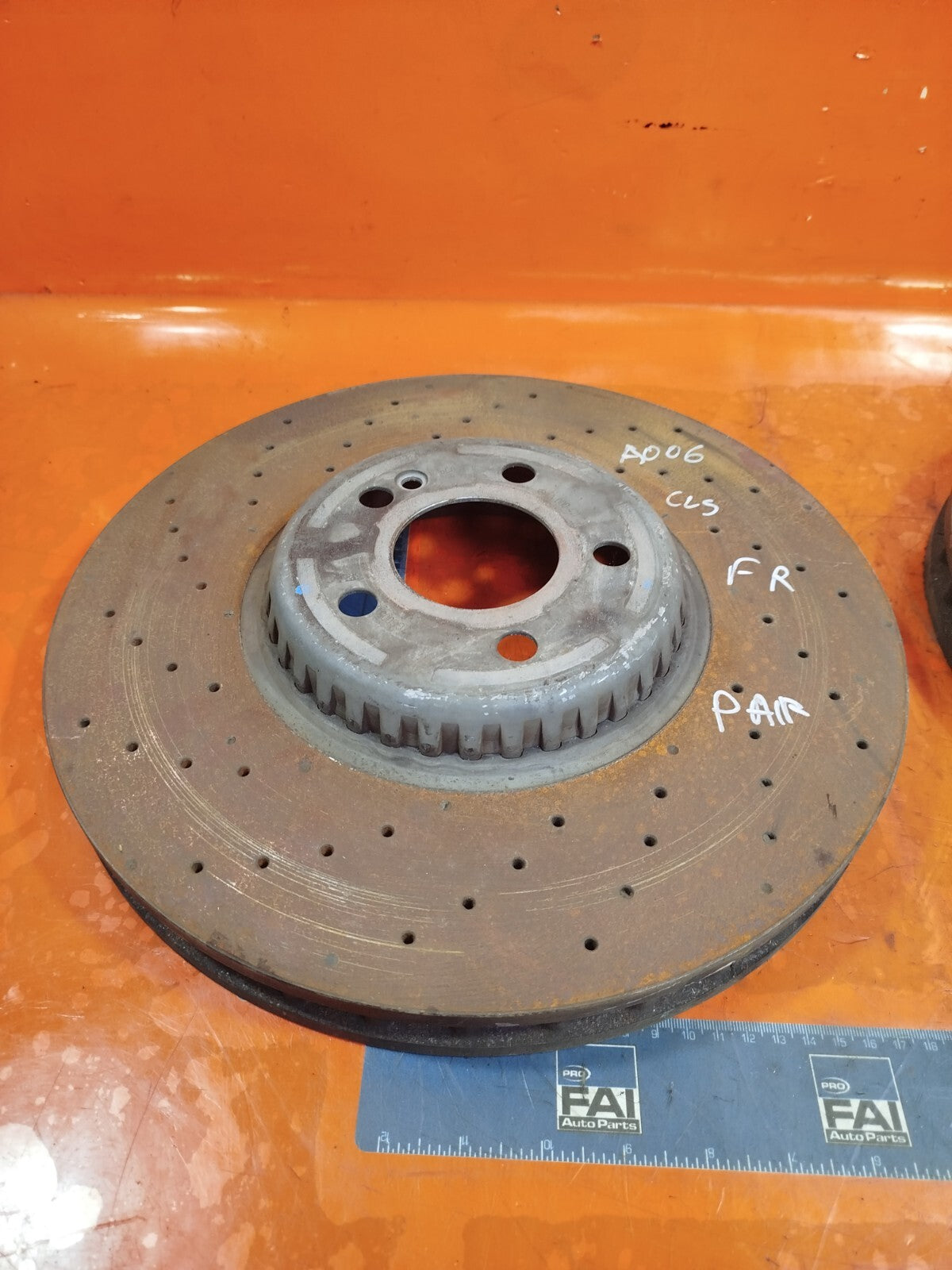 ✅2019 MERCEDES CLS 450 W257 3.0P FRONT BRAKE DISC PAIR + WARRANTY A006 - Image 2