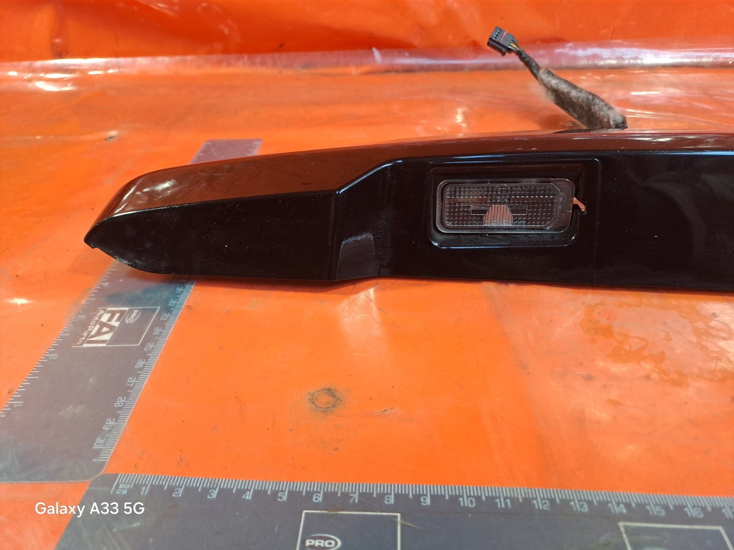 ✅2023 Ford Transit Custom Tailgate Number Plate Light Trim GK21-13555-DG Black - Image 6