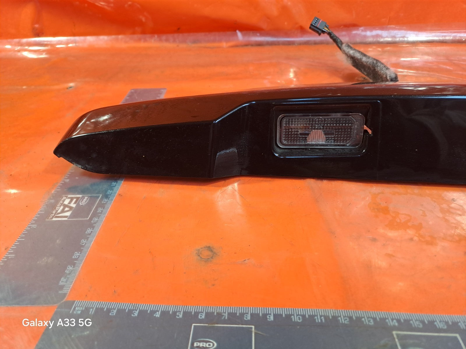 ✅2023 Ford Transit Custom Tailgate Number Plate Light Trim GK21-13555-DG Black - Image 6