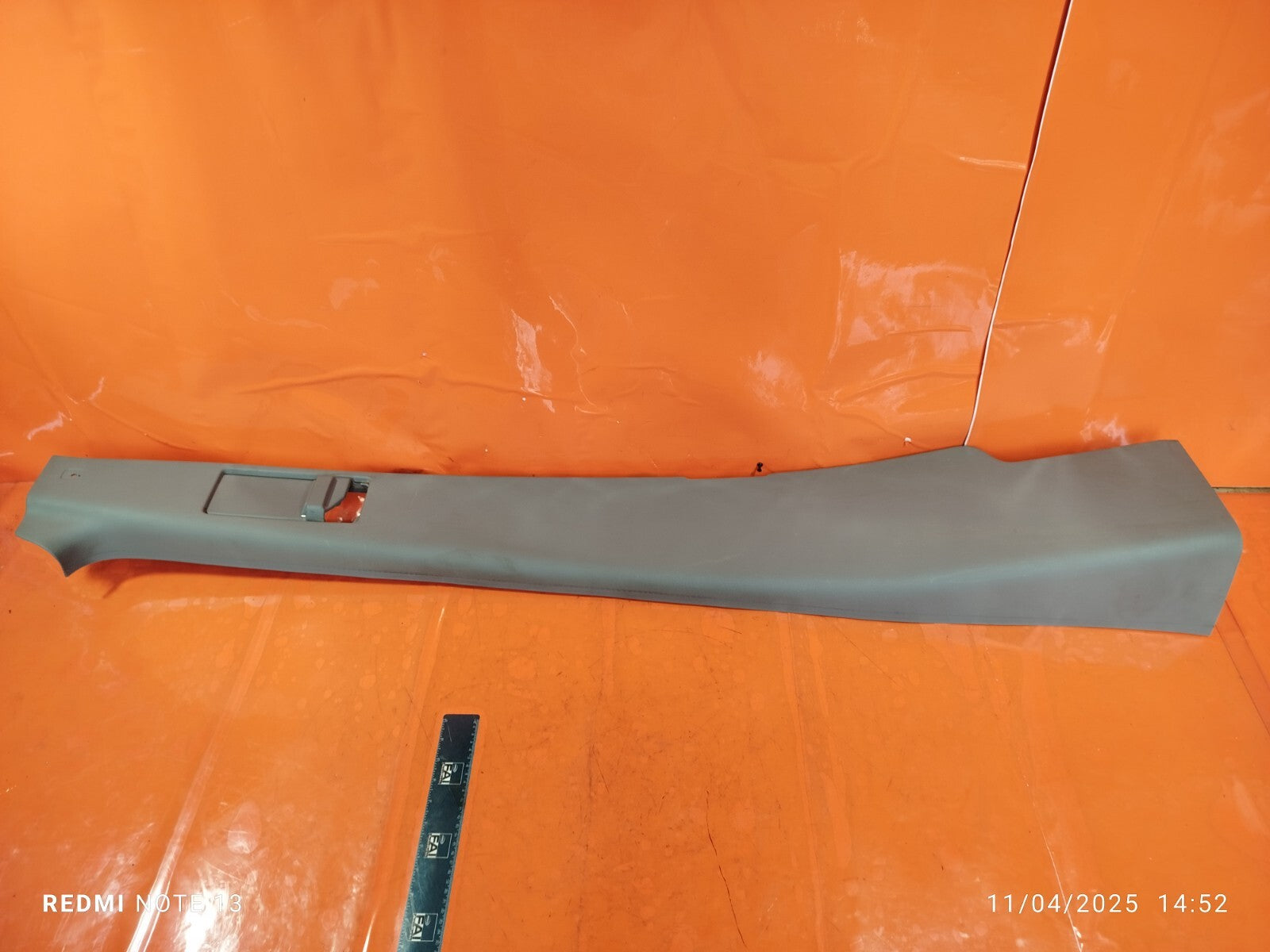 ✅VW CRAFTER CR35 2.0 DIESEL 2015 RIGHT SIDE B-PILLAR COVER TRIM A9066900107 A278 - Image 1