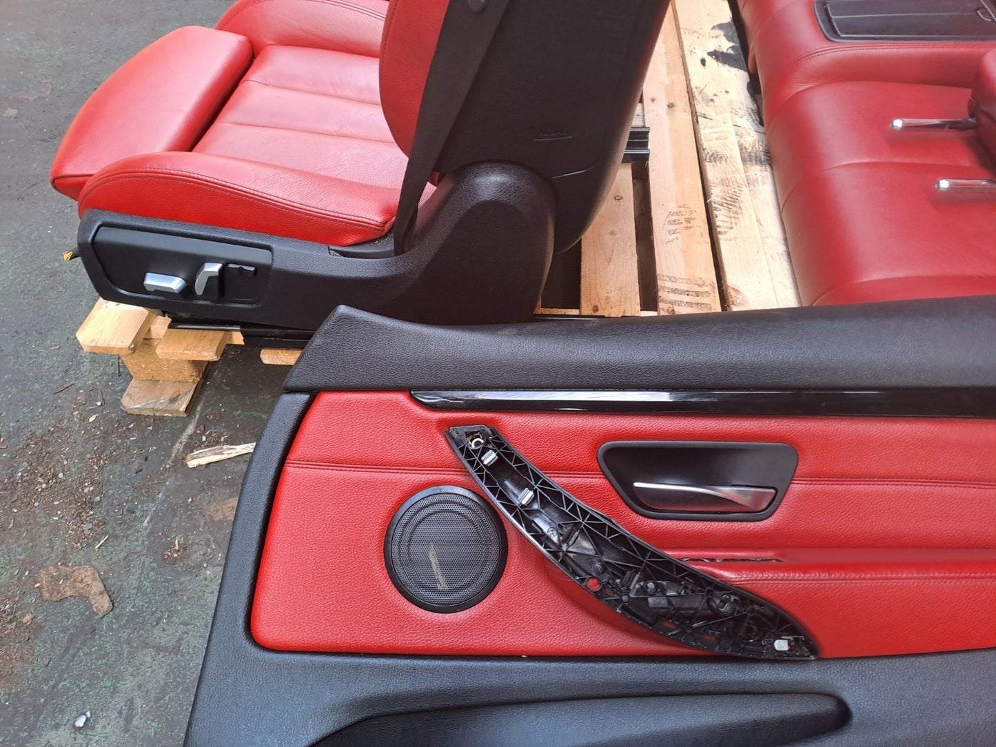 ✅BMW F33 420D M SPORT 2.0 DIESEL 2015 LEATHER SEATS & DOOR CARDS SET A367 - Image 11