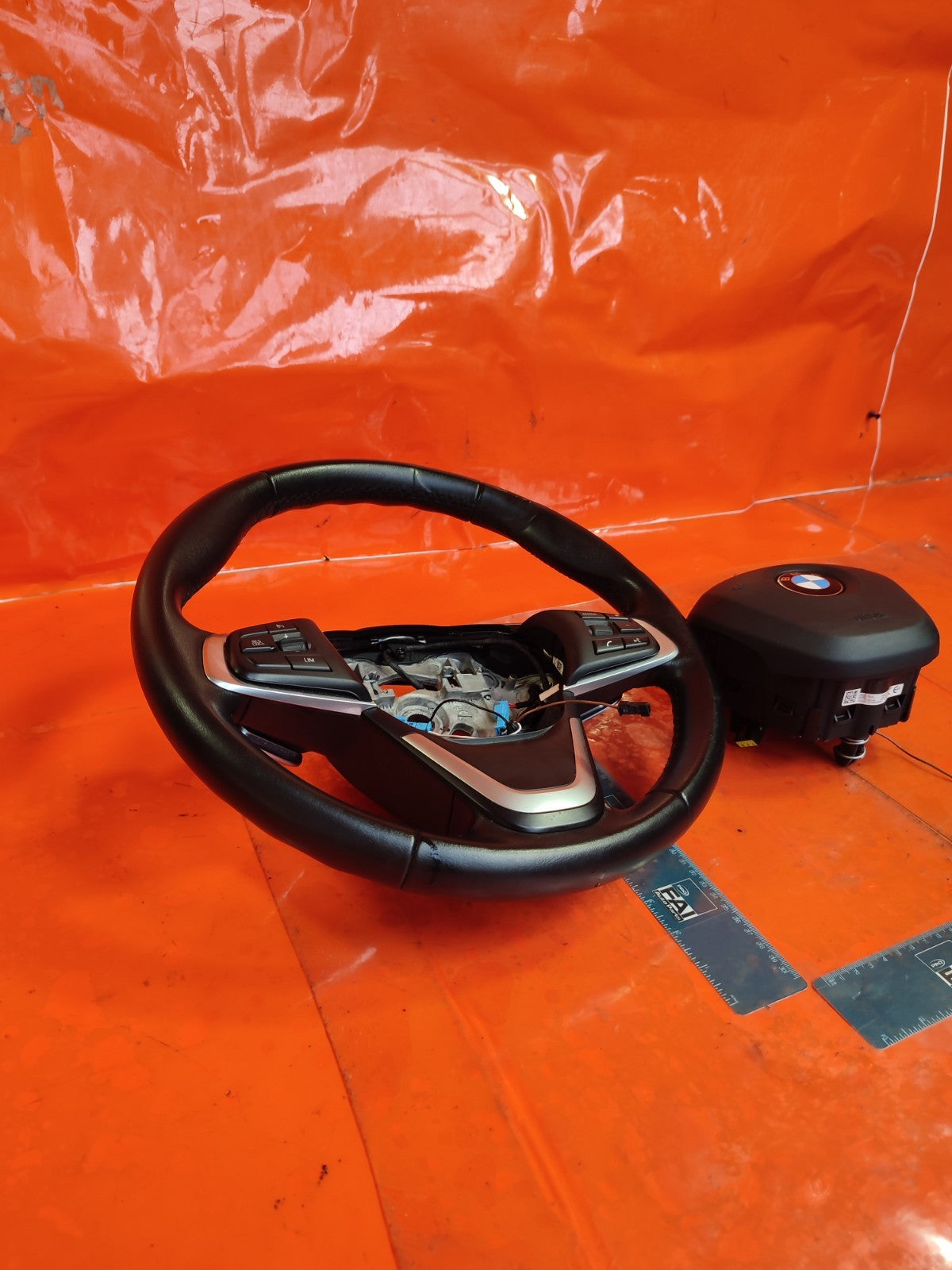 ✅BMW X1 F48 2.0 PETROL 2018 MULTIFUNCTION STEERING WHEEL WITH PADDLE SHIFT A303 - Image 7