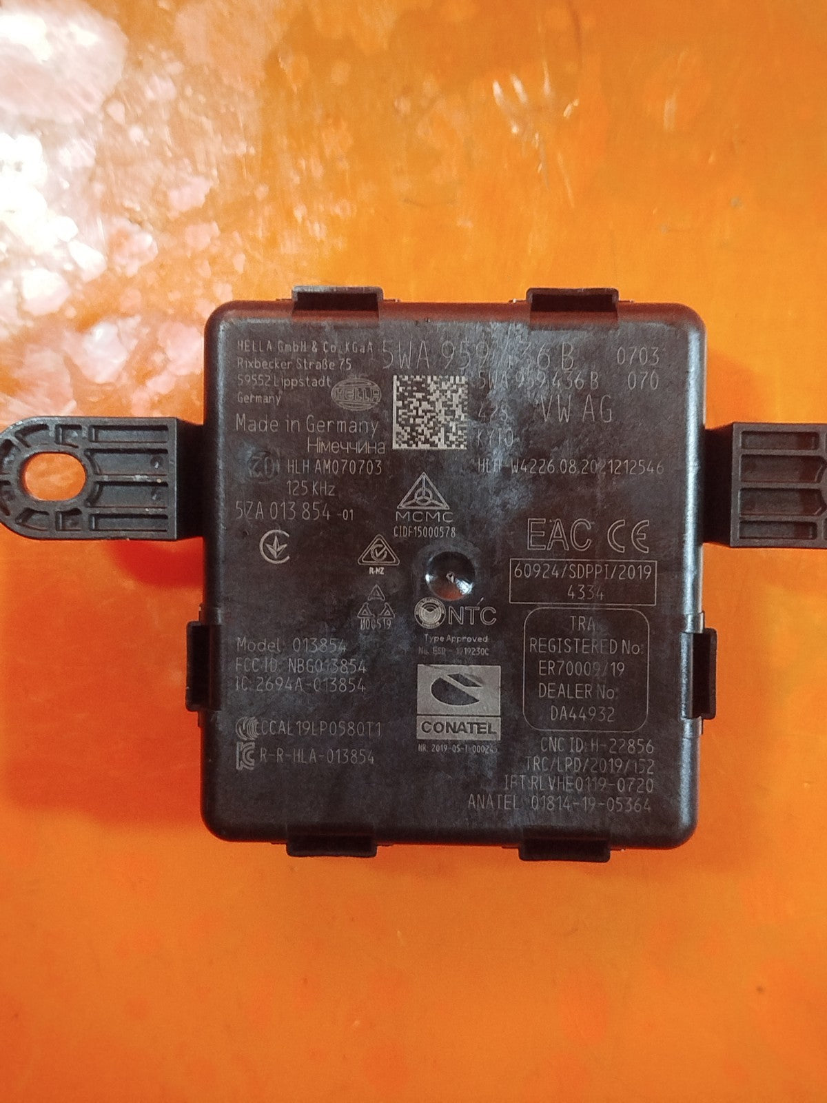 ✅VW GOLF R-LINE MK8 2.0 DIESEL 2020 KEYLESS CONTROL MODULE 5WA959436B Warranty - Image 1