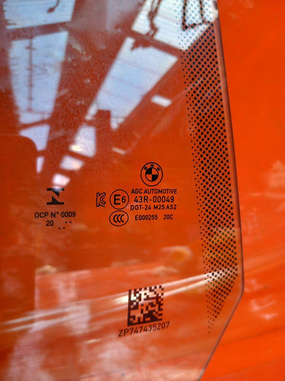 BMW F44 218I M Sport 2020 Rear Right Door Window Glass 7474352 Warranty A386 - Image 5