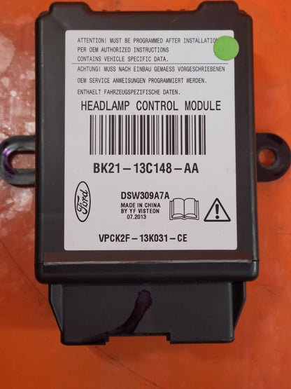✅FORD TRANSIT CUSTOM 2.2 DIESEL 2013 HEADLIGHT CONTROL MODULE BK2113C148AA A350 - Image 5