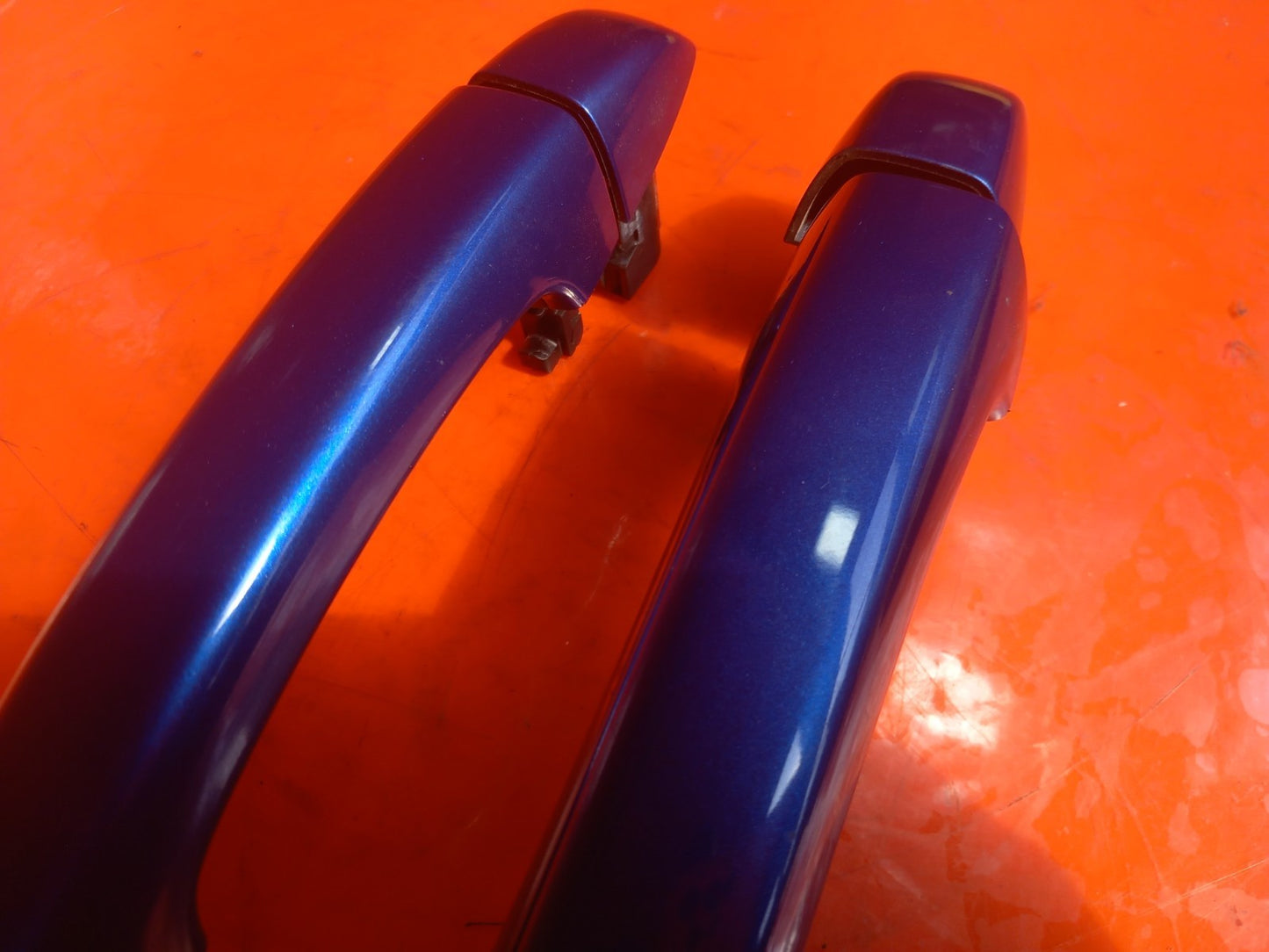 Renault Captur 1.6 Petrol 2023 Front Door Exterior Handles Pair Blue/Grey A392 - Image 5
