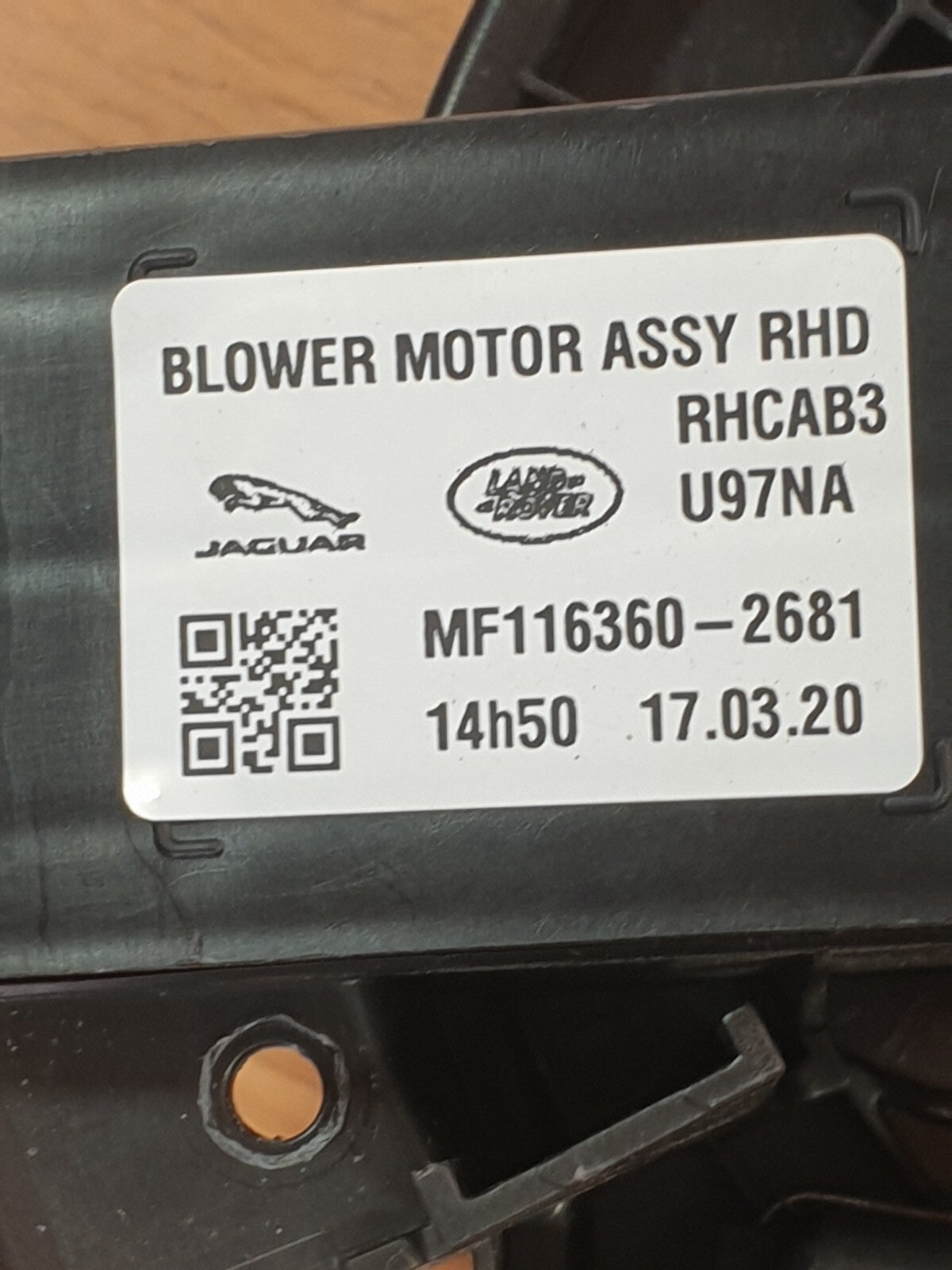 ✅Jaguar F-Pace 3.0 Petrol 2017 HEATER BLOWER FAN MOTOR MF116360-2681 Warranty - Image 6