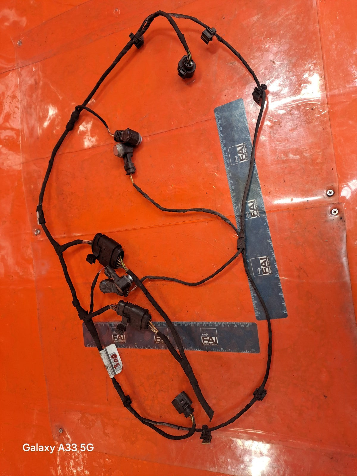 ✅2009 AUDI Q7 4L REAR BUMPER PARKING SENSOR WIRING LOOM 4L0971104 +WARRANTY A300 - Image 7