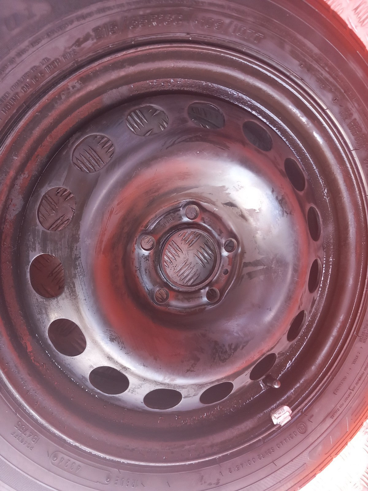 2021 Ford Transit Custom Steel Wheel With Tyre 215/65 R16 Warranty A372 - Image 5