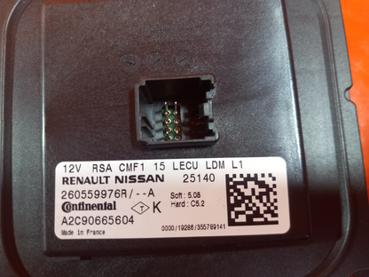 2025 Renault Kangoo MK3 LED Headlight Ballast Control Module 260559976R A408 - Image 11