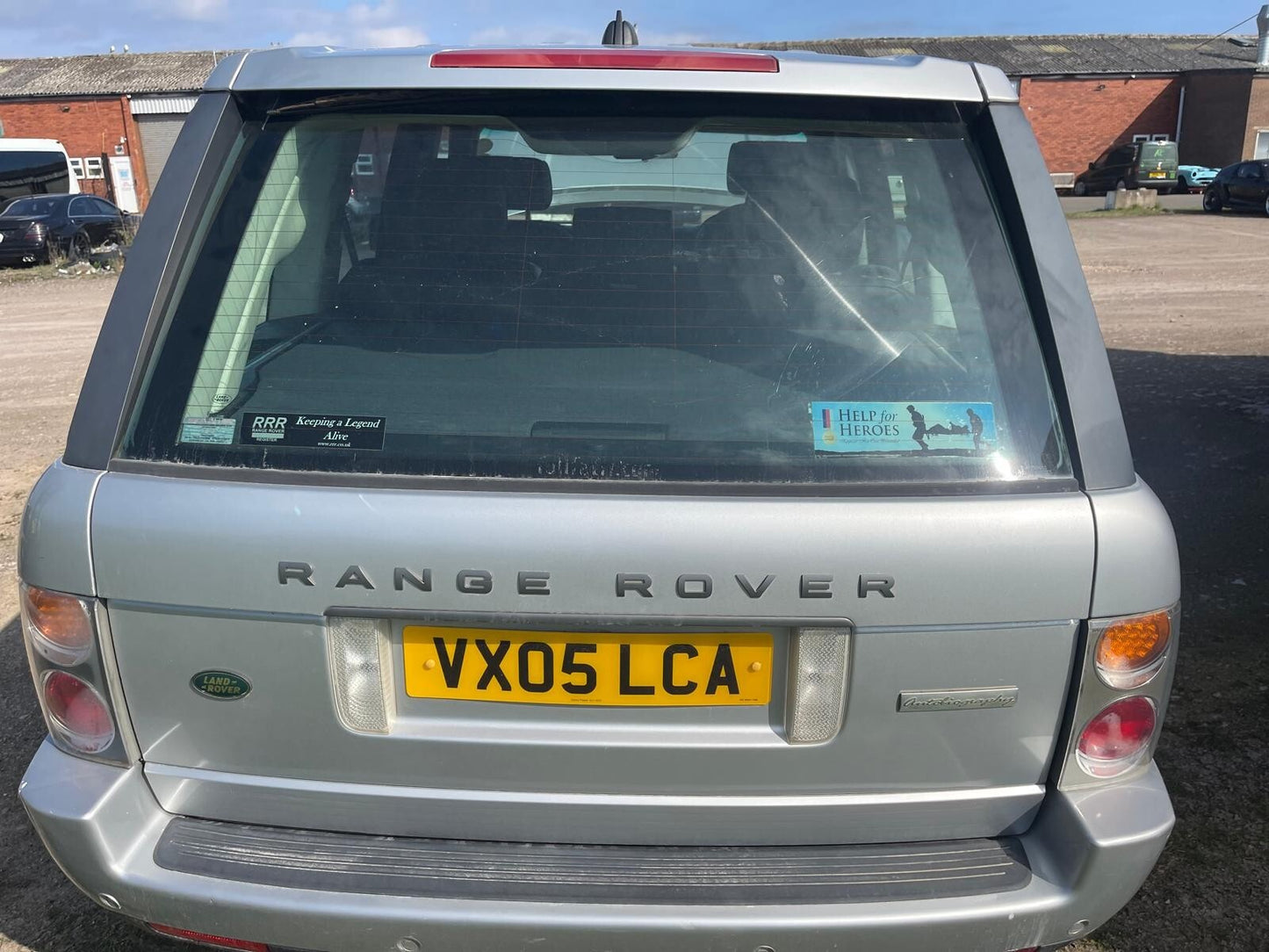 ✅2005 RANGE ROVER VOGUE L322 4.4P TAILGATE BOOT LID SILVER + WARRANTY A274 - Image 1