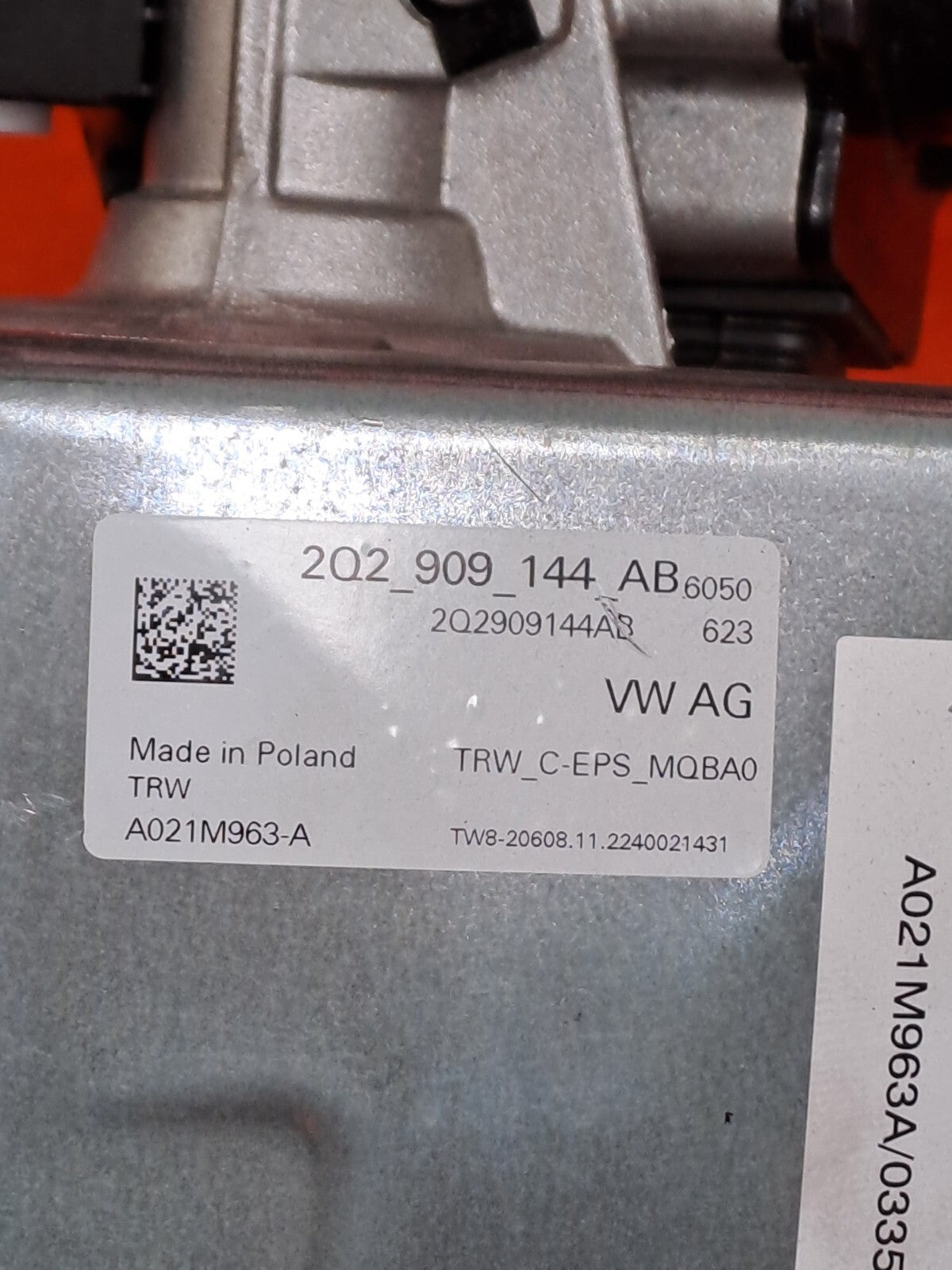 VW TAIGO LIFE 1.0 PETROL 2023 STEERING COLUMN 2Q2423510BM 2Q2909144AB Warranty - Image 6