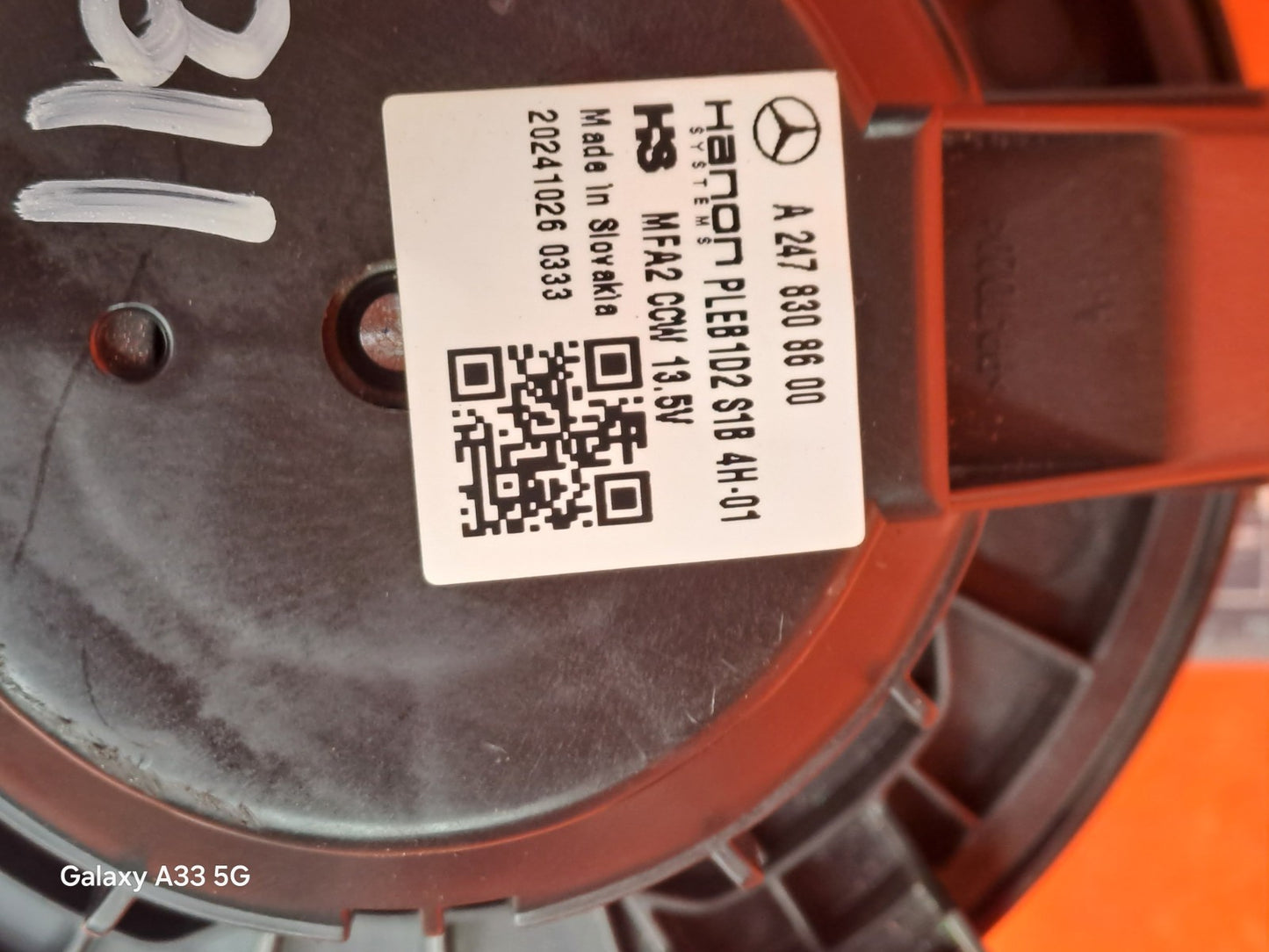 ✅2025 MERCEDES A CLASS W177 HEATER BLOWER FAN MOTOR A2478308600 + WARRANTY A311 - Image 10