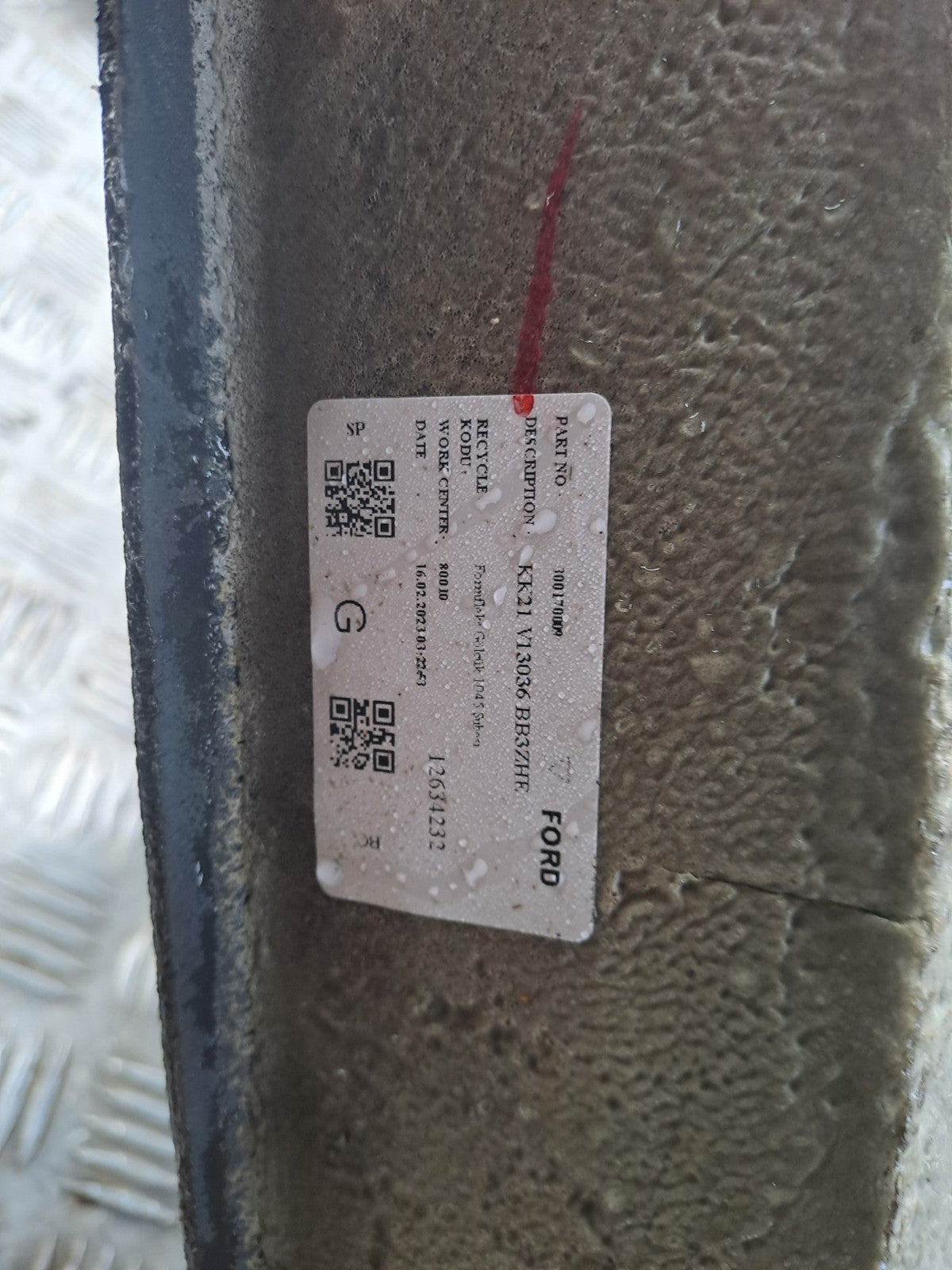 ✅FORD TRANSIT CUSTOM 2.0 DIESEL 2023 CAB FLOOR LINER LINING KK21V13036 A342 - Image 10