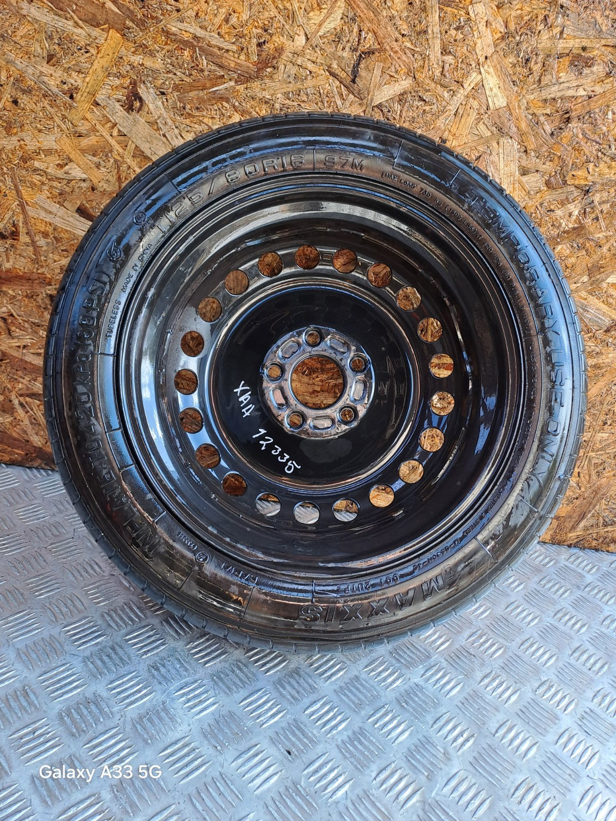 ✅FORD MONDEO MK5 SPACE SAVER SPARE WHEEL T125/80 R16 + WARRANTY xAA - Image 7