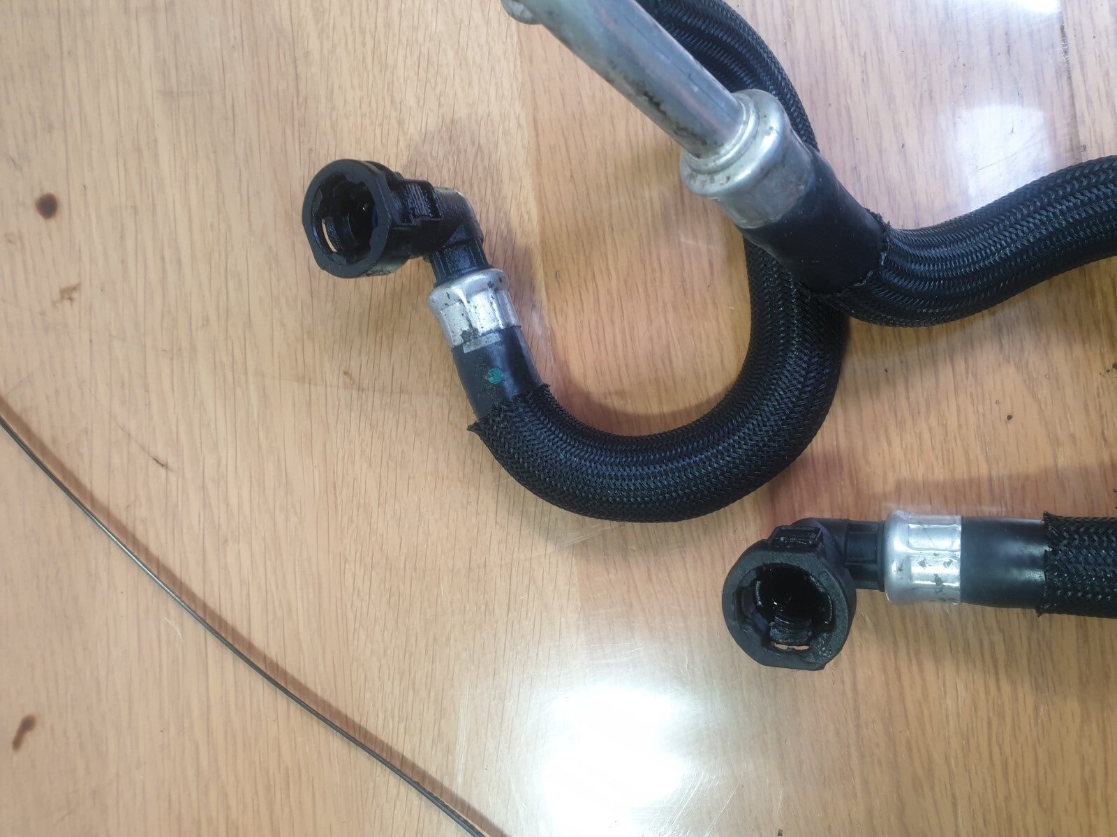 ✅2017 JAGUAR F-PACE X761 3.0P OIL COOLING HOSE PIPE HK83-7R081-ED +WARRANTY A196 - Image 4