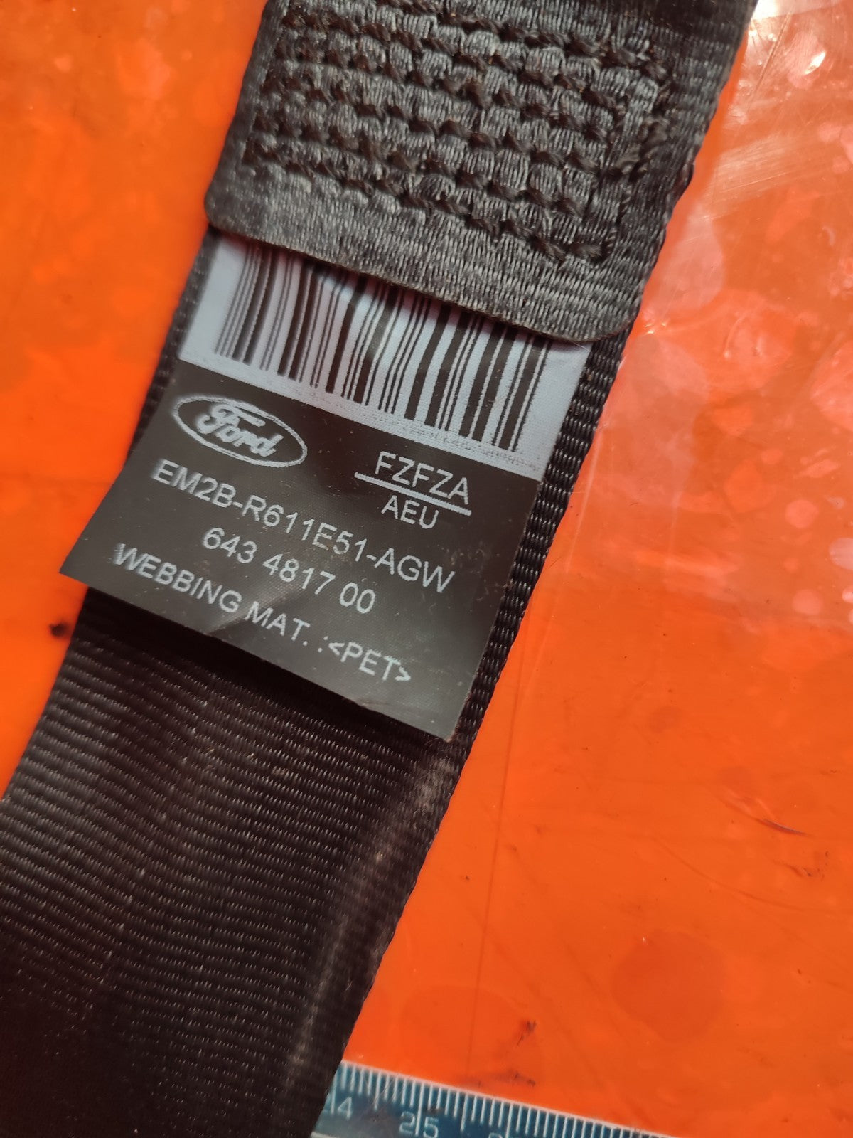 ✅FORD GALAXY ZETEC 2.0 DIESEL 2018 REAR LEFT SEAT BELT EM2BR611E51AGW 629199400D - Image 10