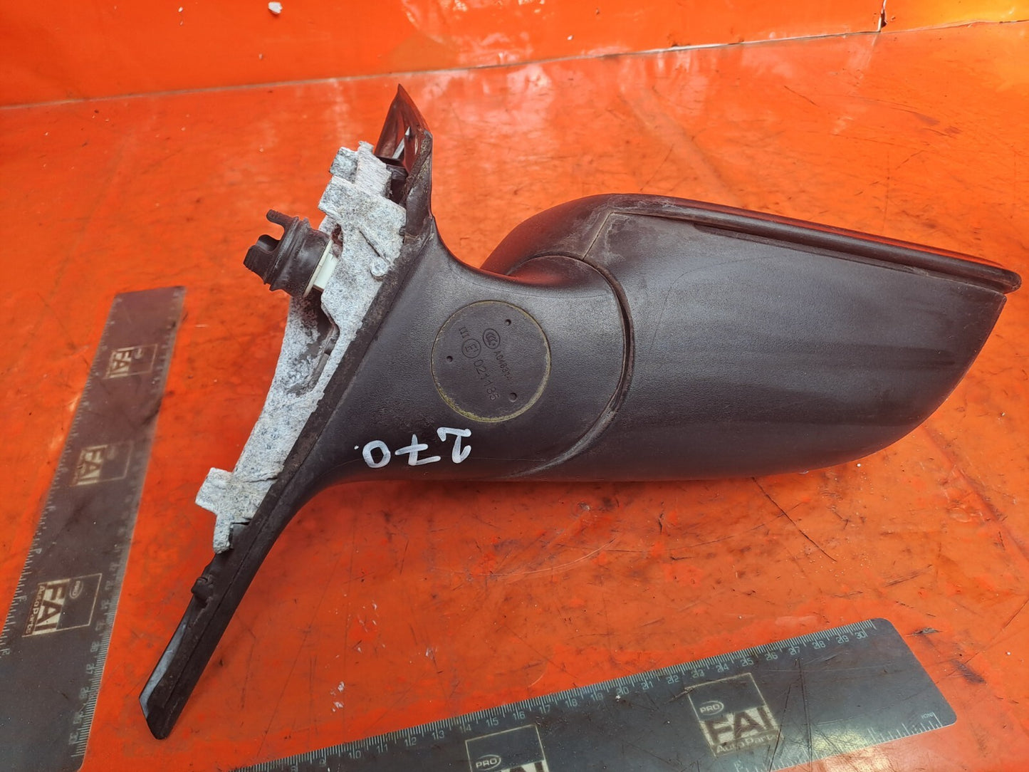 ✅2012 BMW 1 SERIES F20 URBAN 2.0D FRONT RIGHT WING MIRROR SILVER A83 + WARRANTY - Image 3