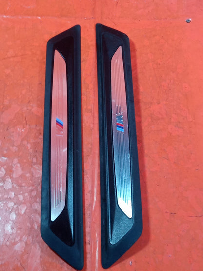 ✅BMW F20 118I M Sport 1.5 Petrol 2019 Front Door Sill Trims Pair 7263315 A360 - Image 1