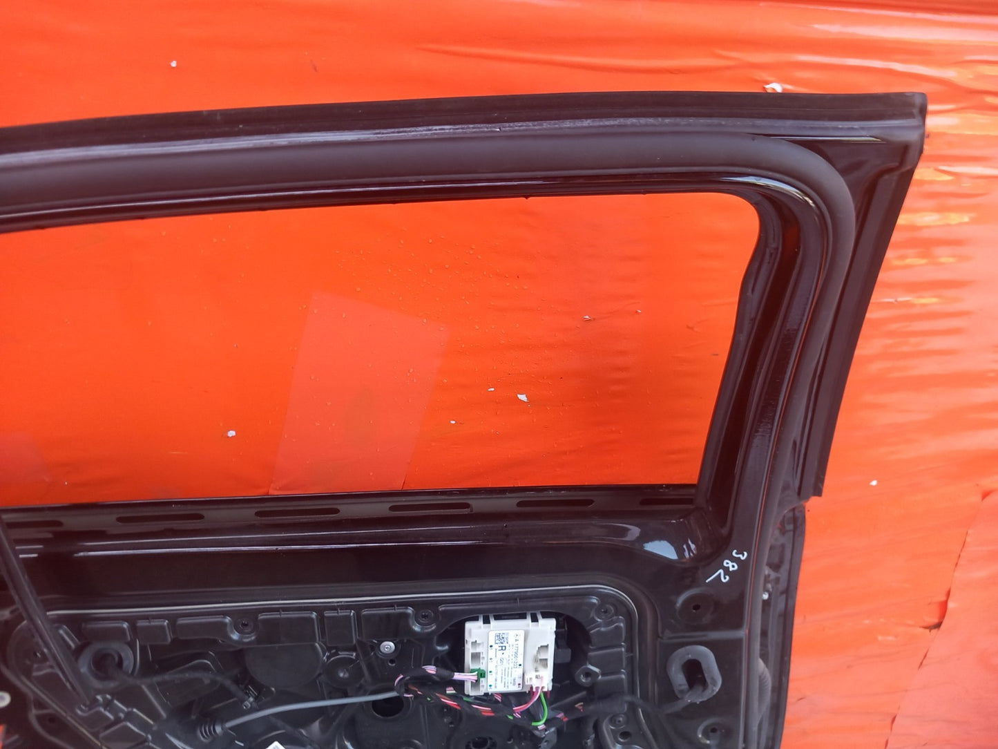 Mercedes W177 A180 Sport 1.5 Diesel 2019 Rear Left Door Bare Black Scratches - Image 11
