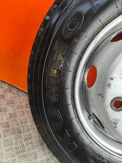 ✅2003 VOLVO FL 5.5D FRONT ALLOY WHEEL WITH TYRE 265/70 R19.5 + WARRANTY A324 - Image 11