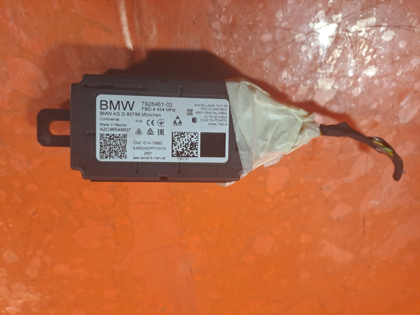 ✅BMW G20 320I M SPORT 2.0 PETROL 2021 RADIO REMOTE CONTROL MODULE 7928461 A357 - Image 3