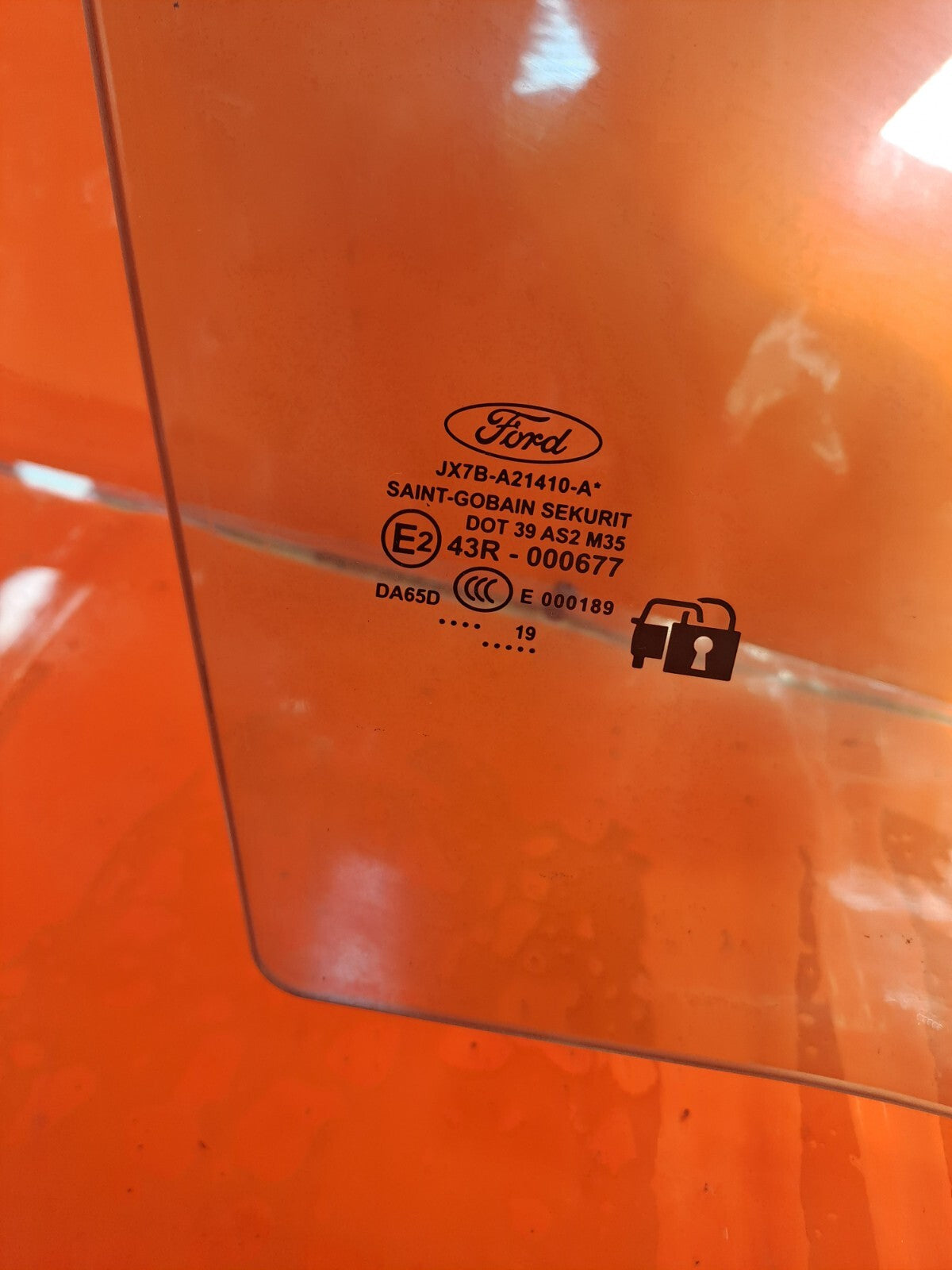 ✅FORD FOCUS ST 2.3 PETROL 2020 FRONT RIGHT WINDOW GLASS JX7BA21410A 43R-000677 - Image 7