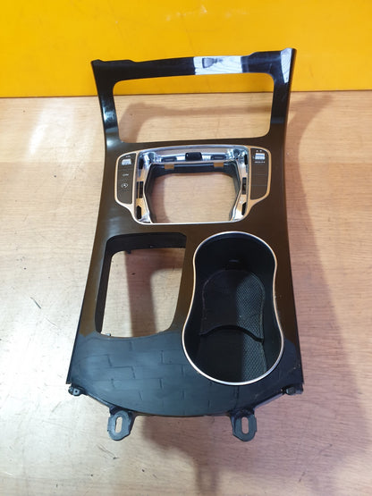 ✅Mercedes C Class W205 2014 Centre Console Panel & Cup Holder A2056805807 A147 - Image 1