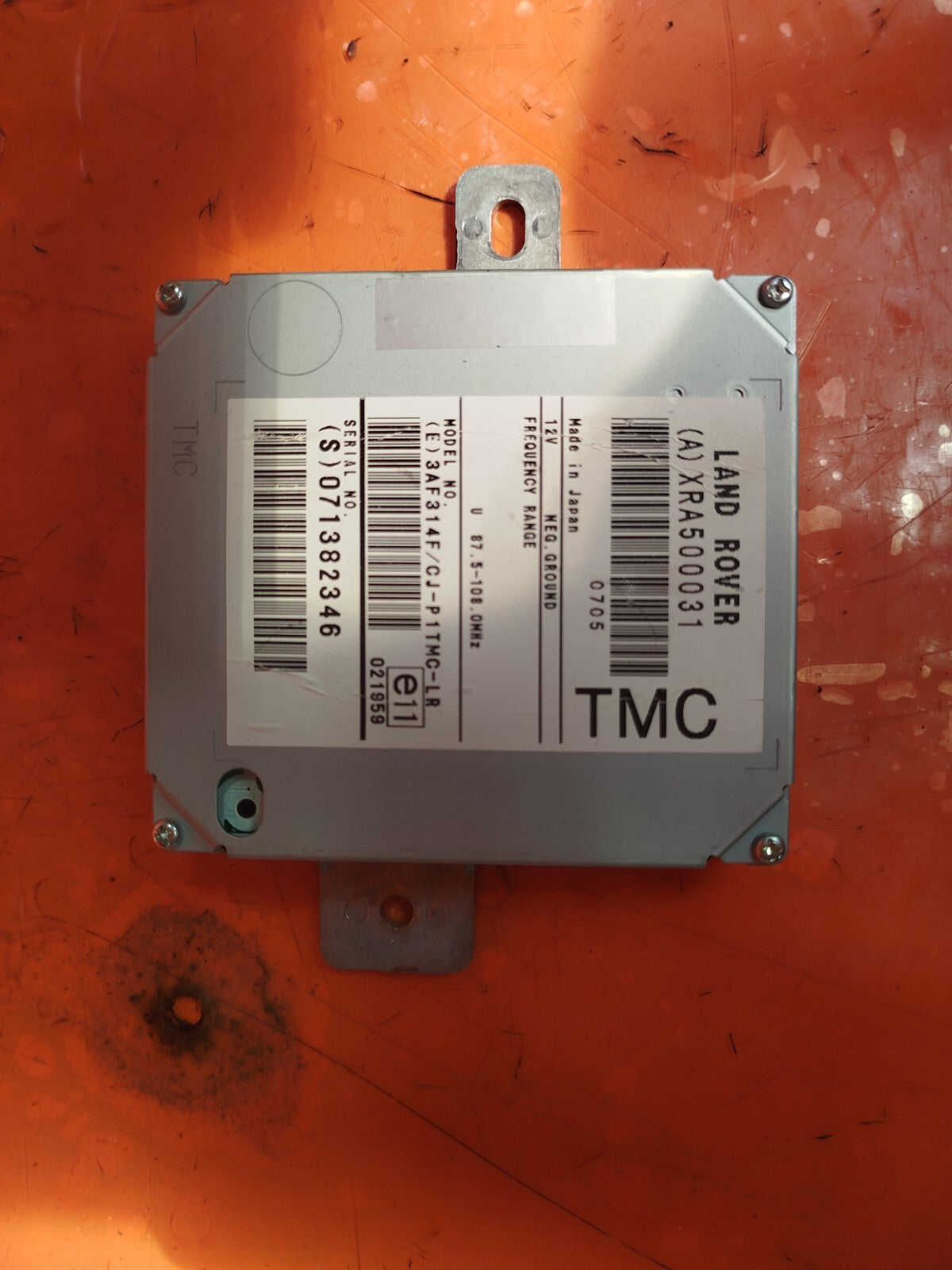 ✅LAND ROVER RANGE ROVER L320 2.7 DIESEL 2007 TRAFFIC MASTER MODULE ECU XRA500031 - Image 1